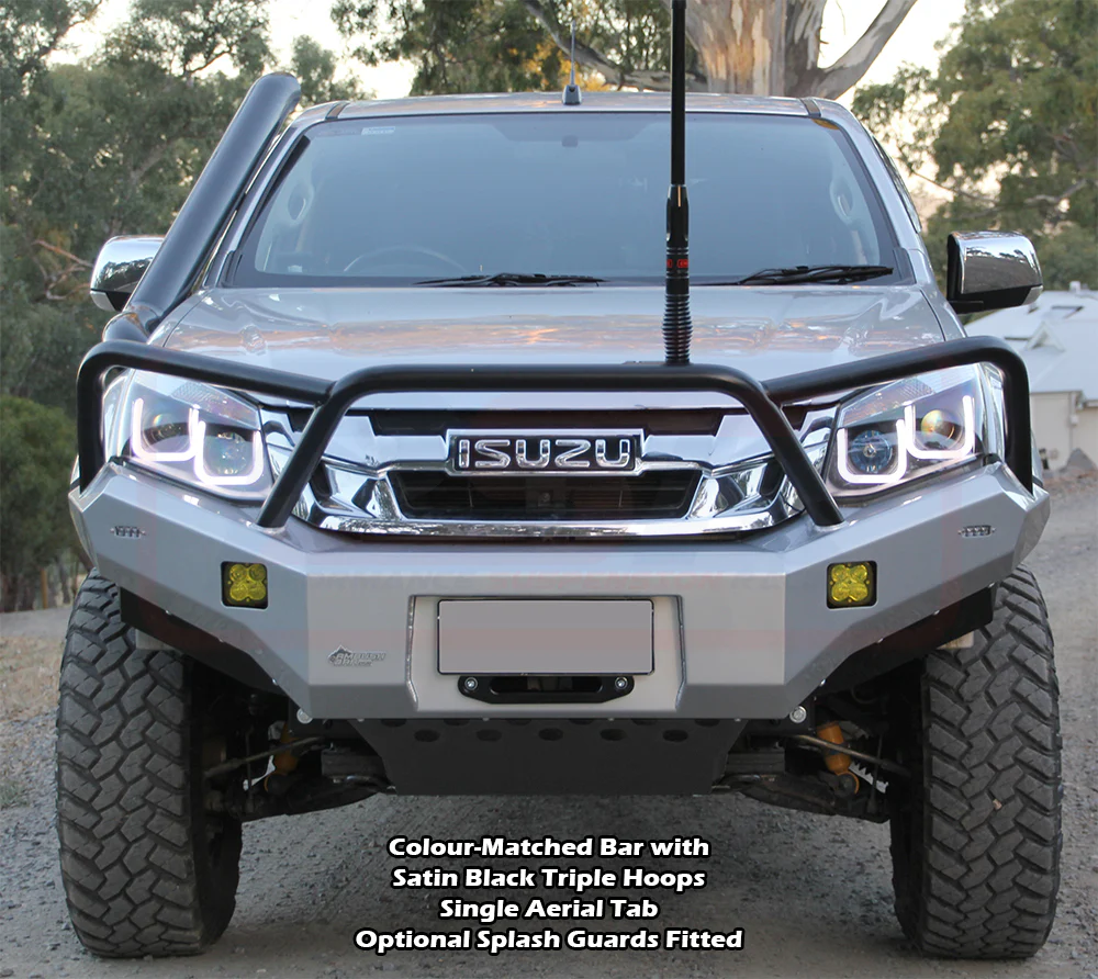 Isuzu D-MAX (2012-2021) Strut Front 1 () 2012-2017 Ambush Triple Hoop Bullbar - Image 2