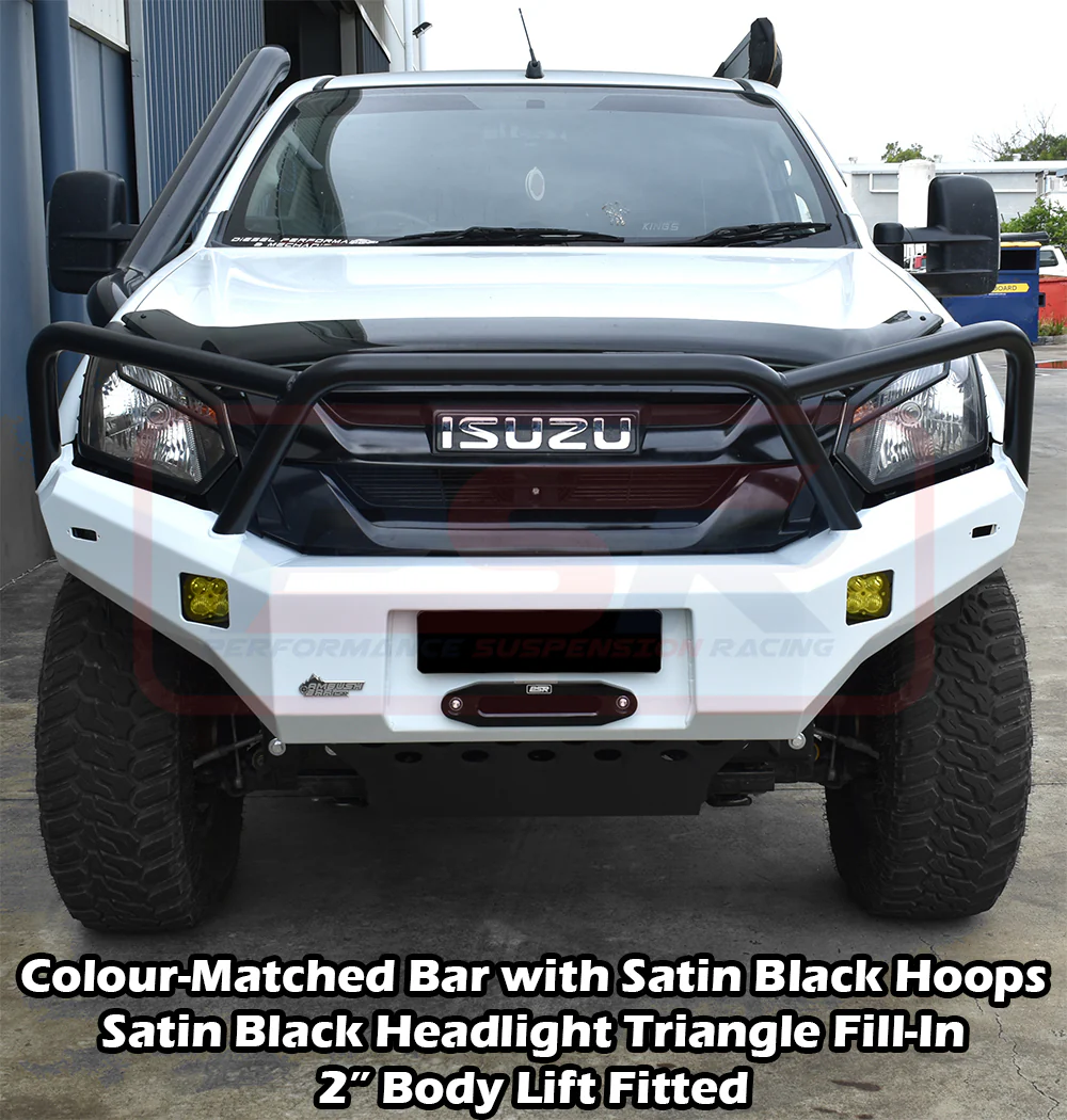 Isuzu D-MAX (2012-2021) Strut Front 2 () 2017-2020 Ambush Triple Hoop Bullbar - Image 3