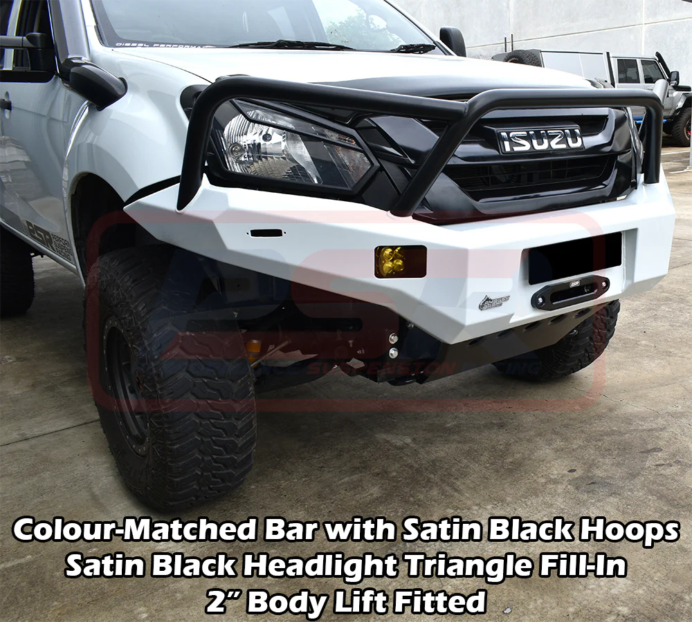 Isuzu D-MAX (2012-2021) Strut Front 2 () 2017-2020 Ambush Triple Hoop Bullbar - Image 4