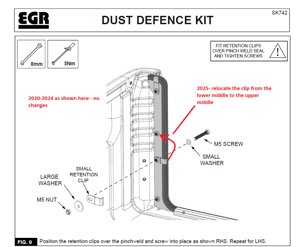 Isuzu D-Max (2020-2025) EGR Dust Kit - Dust Defender - Sale - Image 2