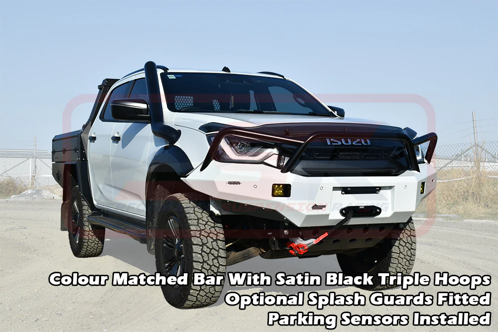 Isuzu D-MAX (2021-On) 3 2021-2024 Ambush Triple Hoop Bullbar - Image 3