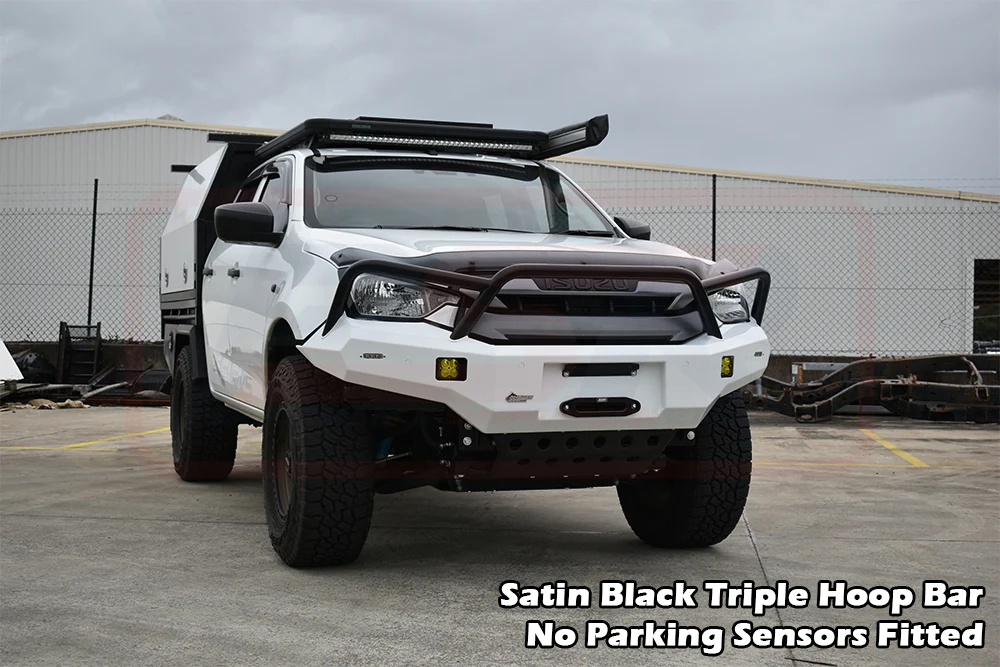 Isuzu D-MAX (2021-On) 3 2021-2024 Ambush Triple Hoop Bullbar - Image 5
