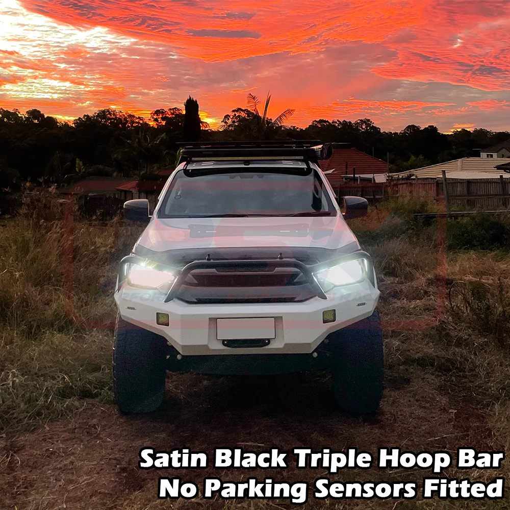 Isuzu D-MAX (2021-On) 3 2021-2024 Ambush Triple Hoop Bullbar - Image 6