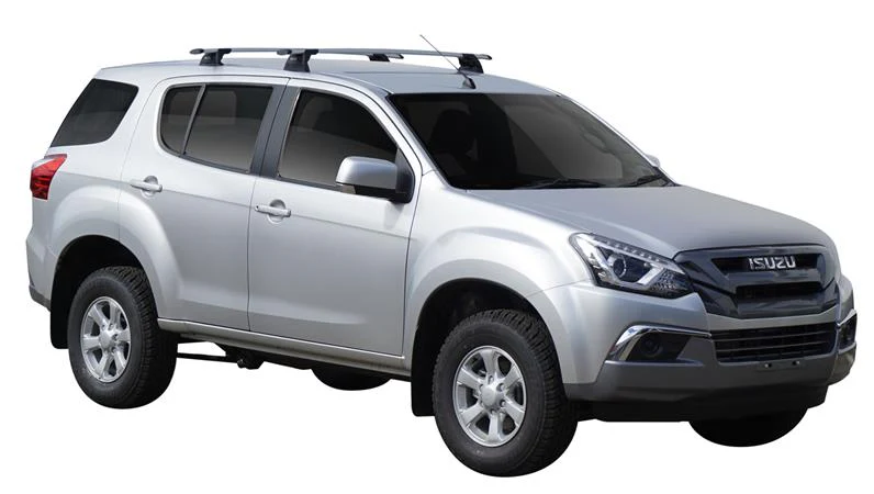 Isuzu MU-X (2017-2021) 5 Door SUV May 2017 - Jul 2021 (Naked Roof) Aero ThruBar Yakima Roof Rack