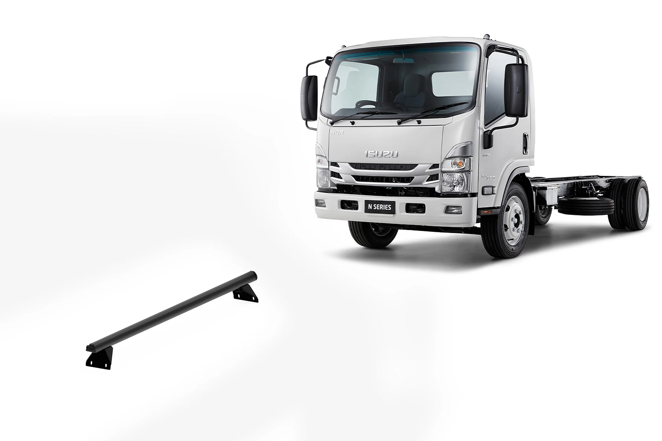 Isuzu N Series truck Dual Cab Flat (2006 – Current) Trademax Crossbars x 1 Wedgetail