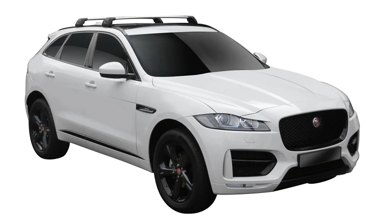 Jaguar F-Pace (2016-2023) 5 Door SUV 2016 - 2023 (Flush Rails) Aero FlushBar Yakima Roof Rack