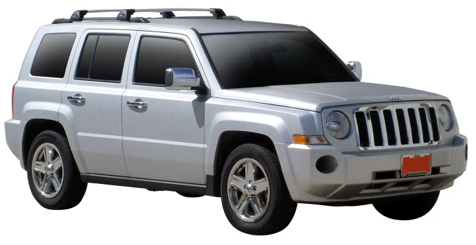 Jeep Patriot (2007-2022) 5 Door SUV 2007 - 2022 (Raised Rails) Aero FlushBar Yakima Roof Rack