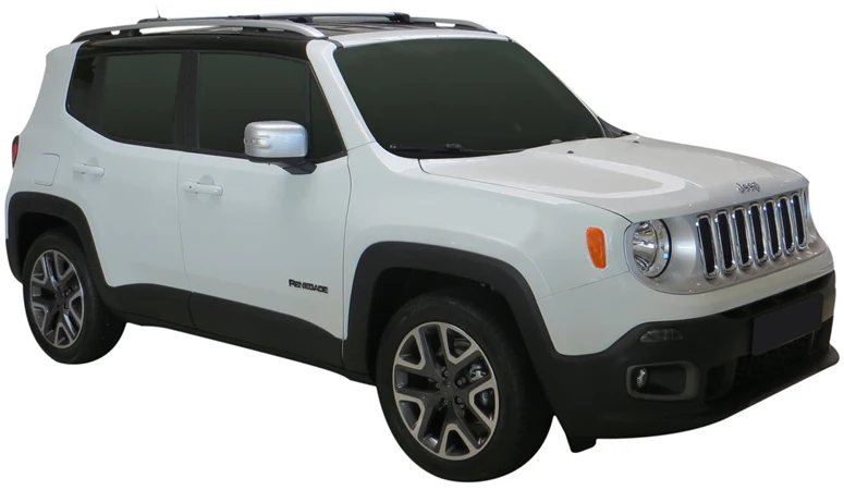 Jeep Renegade (2015-2023) 5 Door SUV 2015 - 2023 (Raised Rails) Aero RailBar Yakima Roof Rack