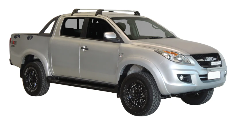 JMC Vigus (2015-2023) 4 Door Ute Jul 2015 - 2023 (Naked Roof) Aero FlushBar Yakima Roof Rack
