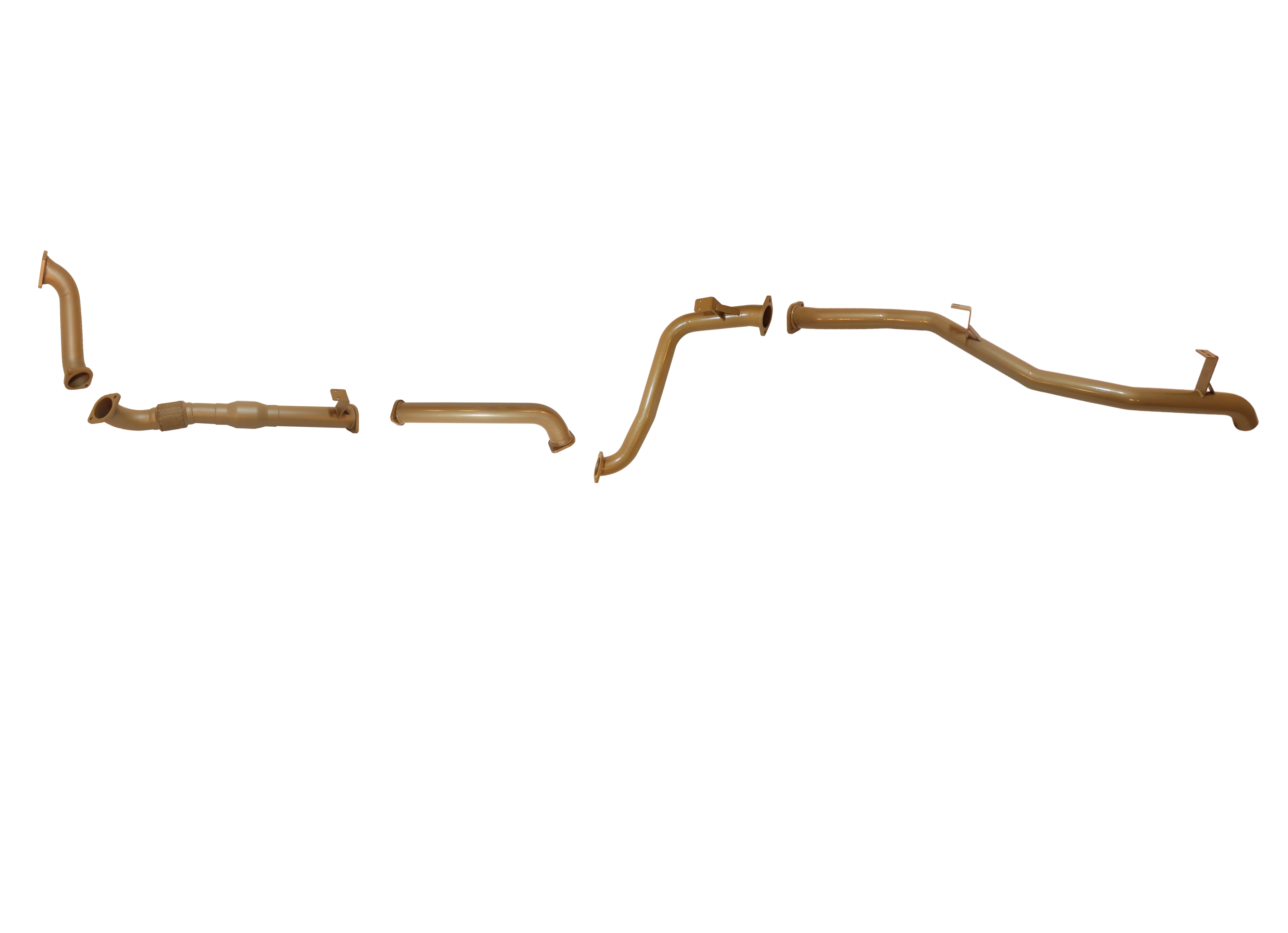 Toyota Landcruiser (2001-2006) 79 Series 4.2 Turbo Diesel King Brown Performance Exhaust System - Image 3