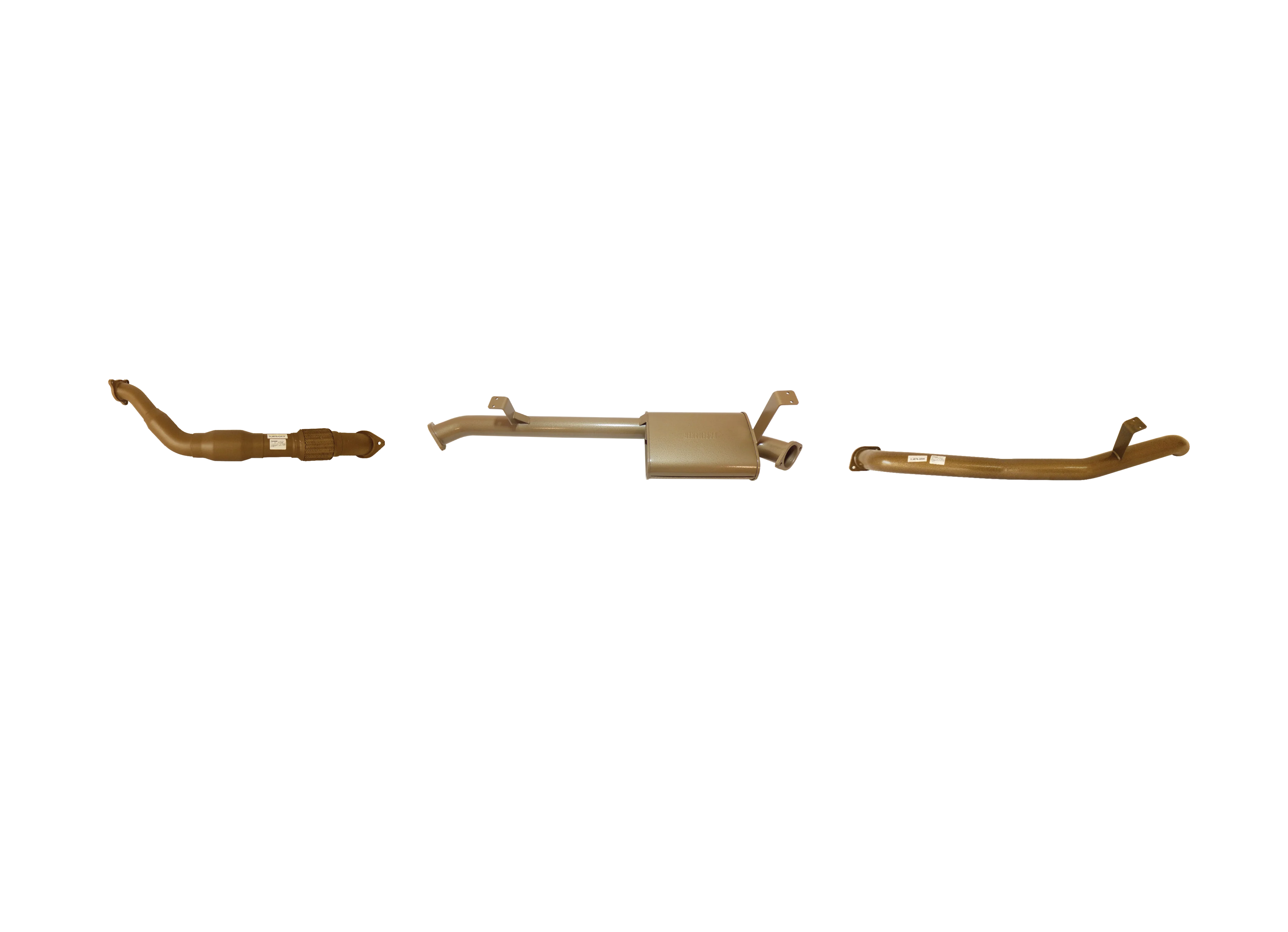 Toyota Landcruiser (2007-2016) 76 Series King Brown Performance Exhaust System - Image 3