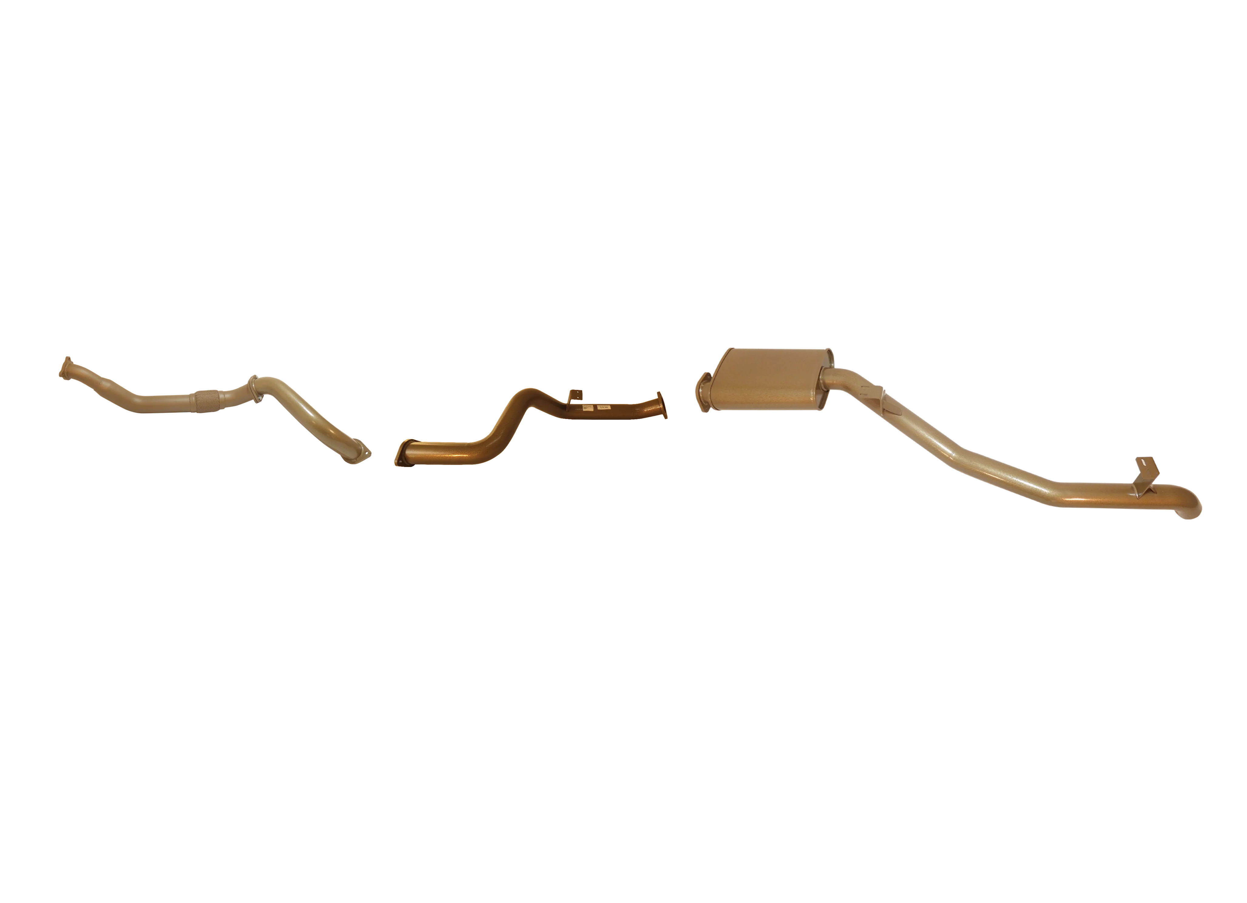 Toyota Landcruiser (2007-2016) 79 Series King Brown Performance Exhaust System - Image 4