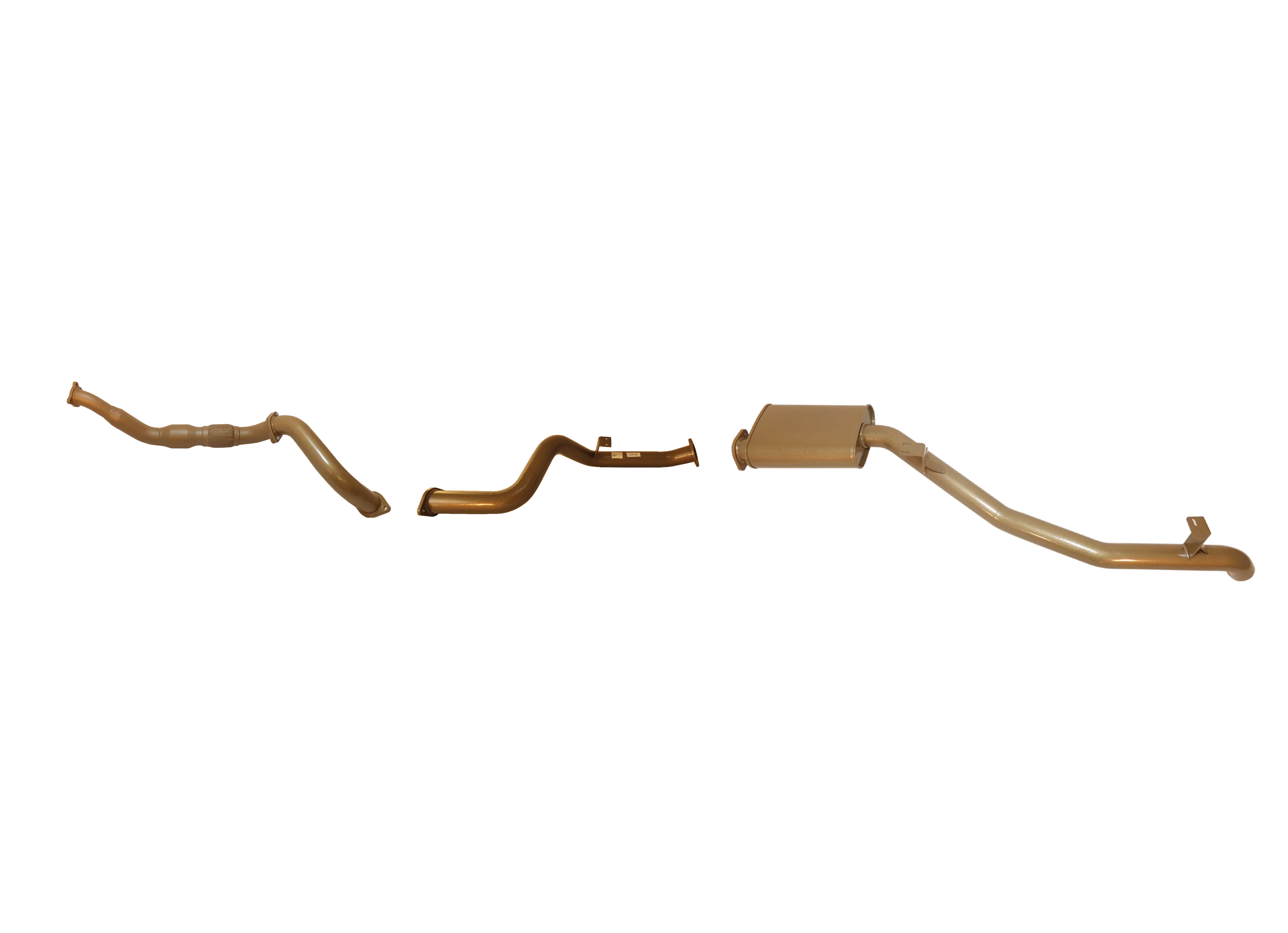 Toyota Landcruiser (2007-2016) 79 Series King Brown Performance Exhaust System - Image 6