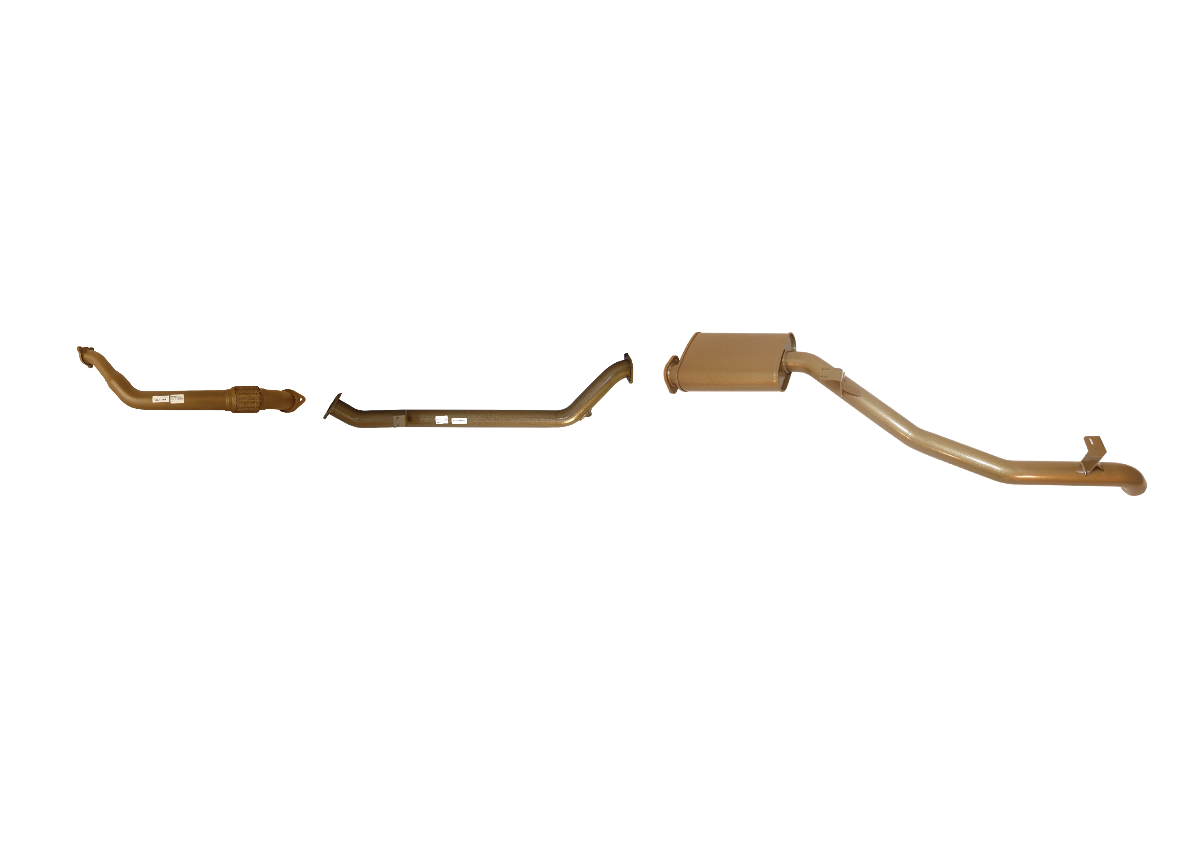 Toyota Landcruiser (2012-2016) 79 Series King Brown Performance Exhaust System - Image 2