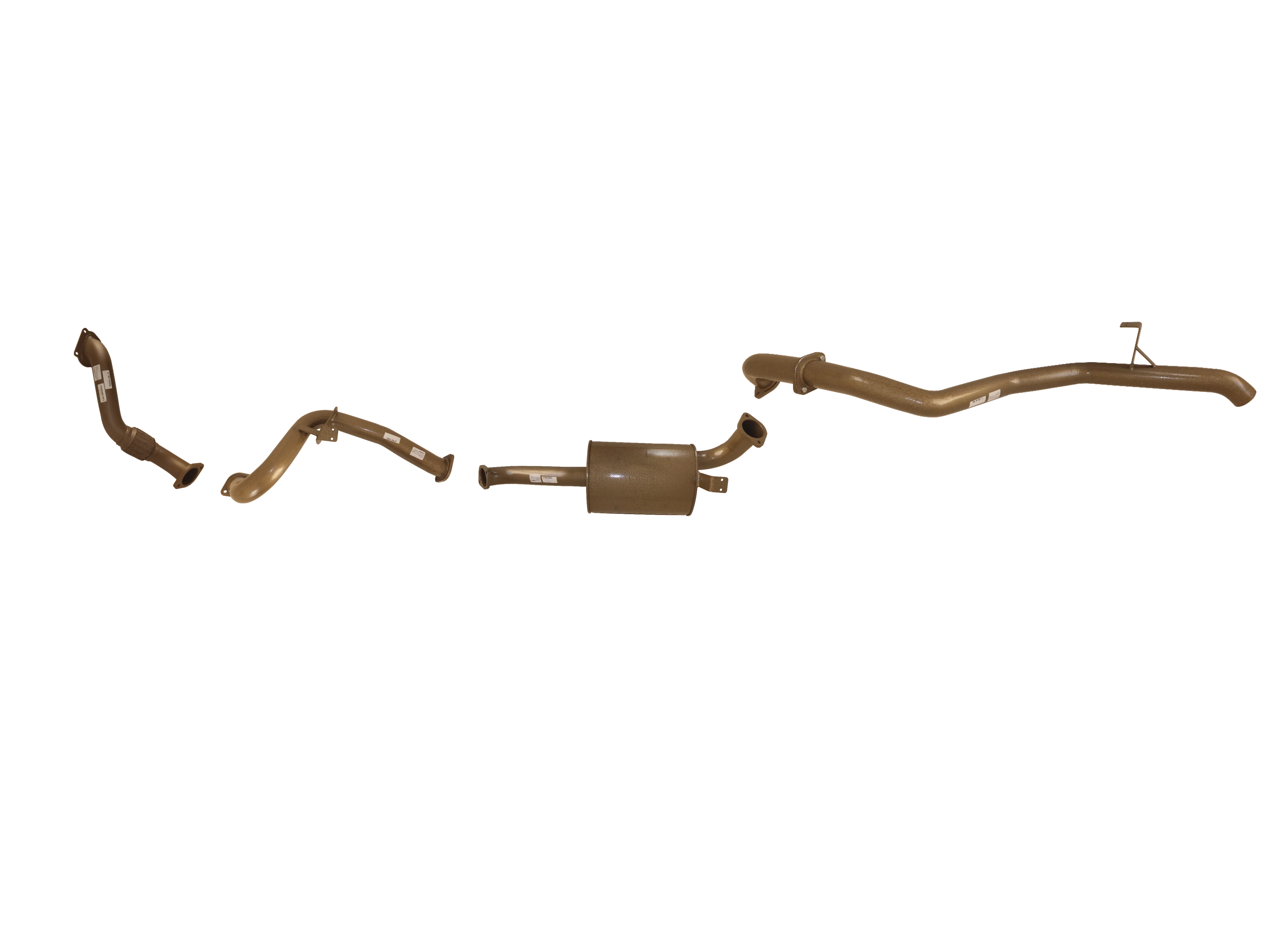 Toyota Landcruiser (1990-1997) 80 Series King Brown Performance Exhaust System