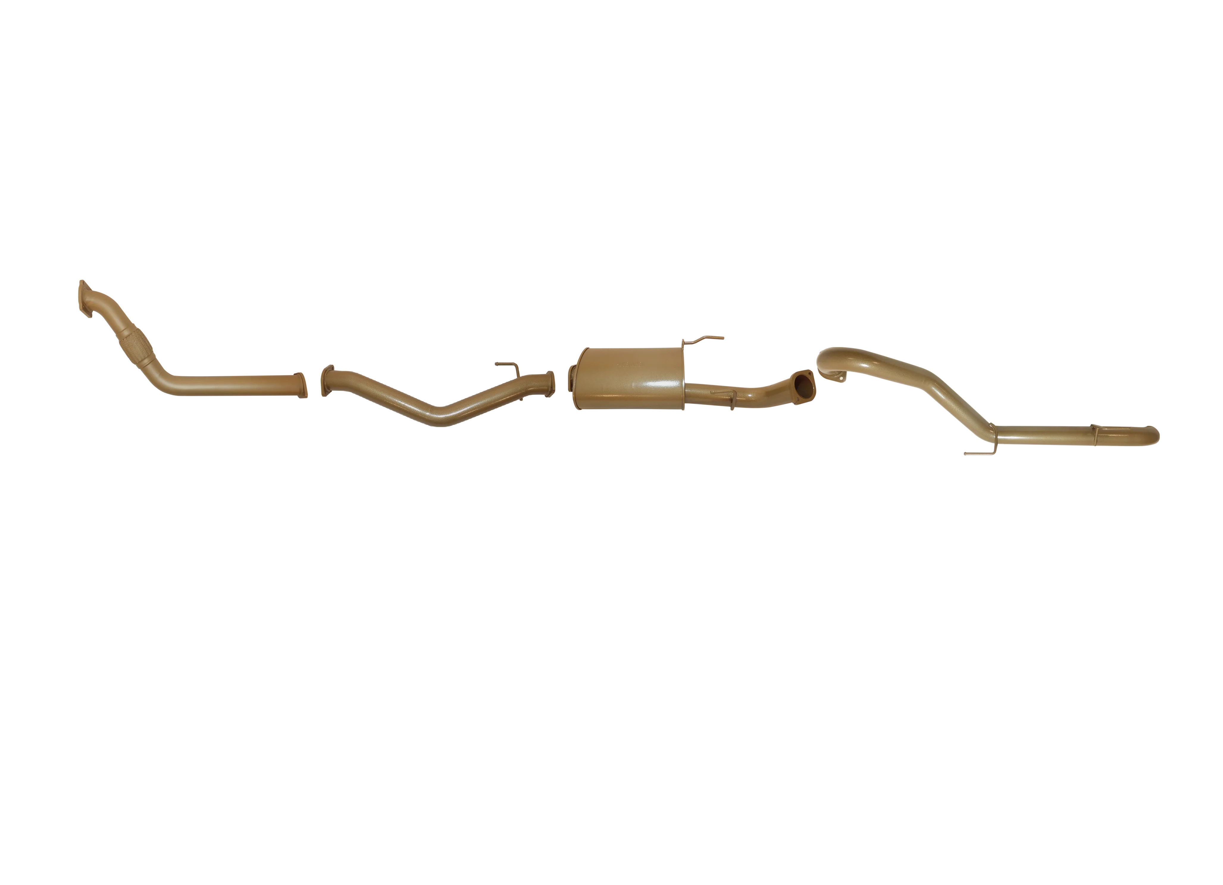 Toyota Landcruiser (1998-2008) 100 Series 4.2 TDI 3" King Brown Performance Exhaust System
