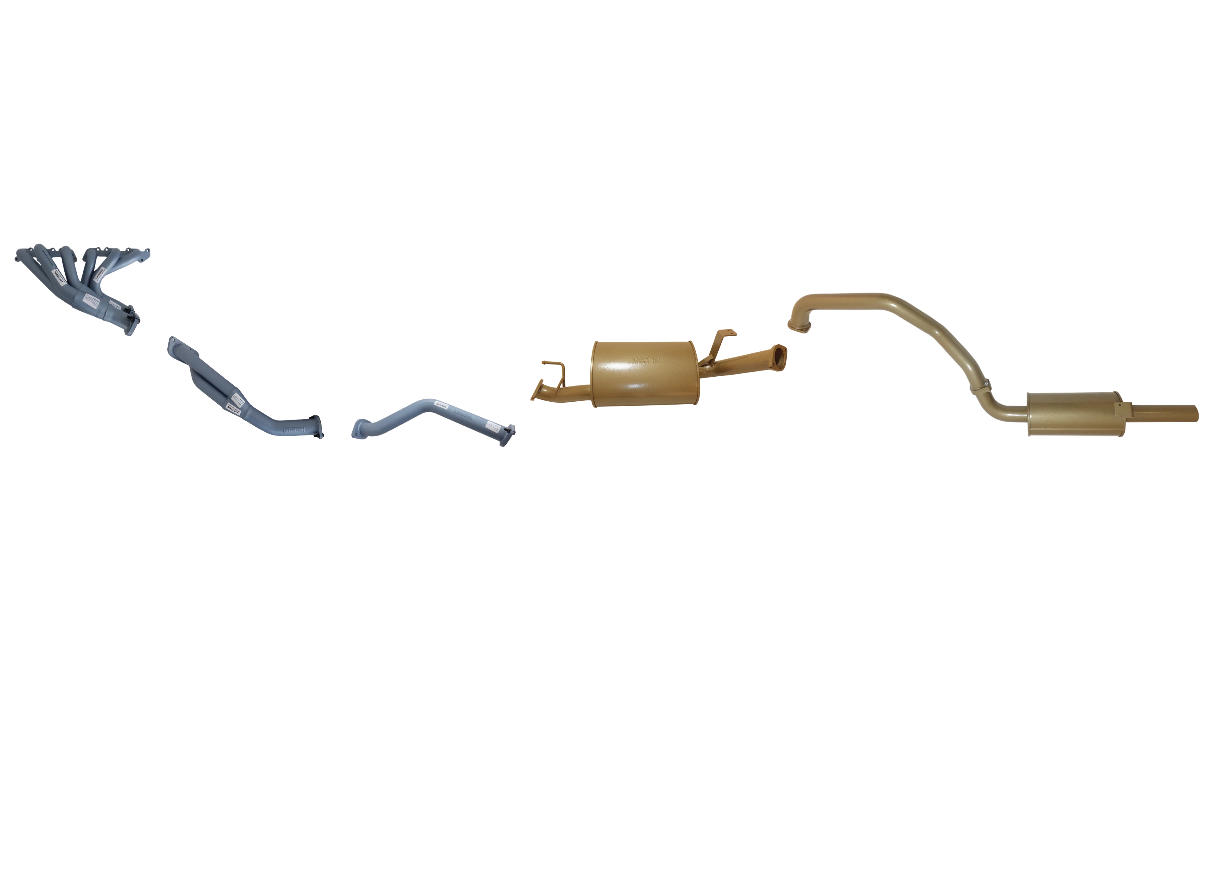 Toyota Landcruiser (1998-2008) 100/105 Series 4.5 Petrol King Brown Performance Exhaust System