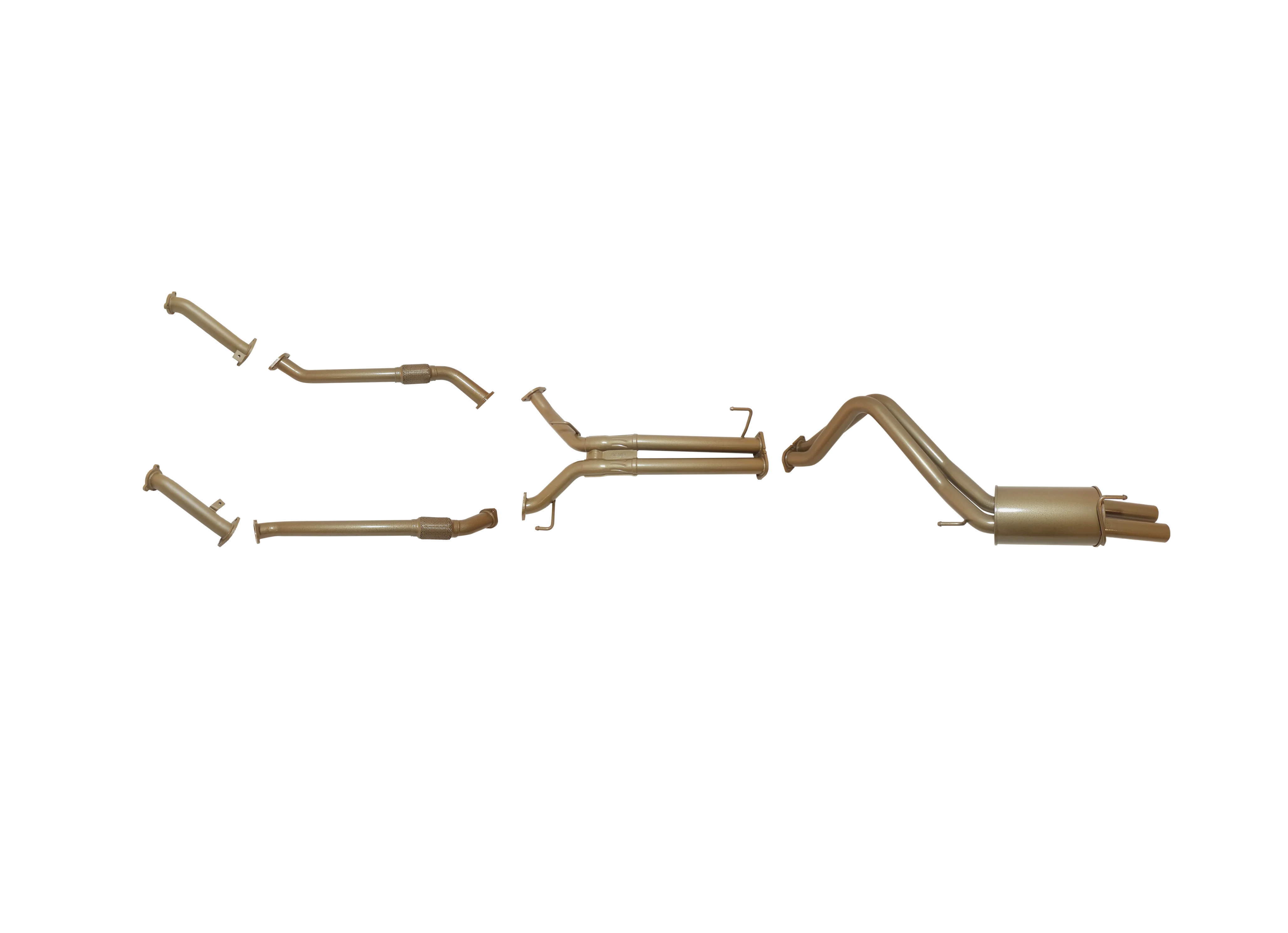 Toyota LandCruiser (2008-2015) 200 Series King Brown Performance Exhaust System - Image 3