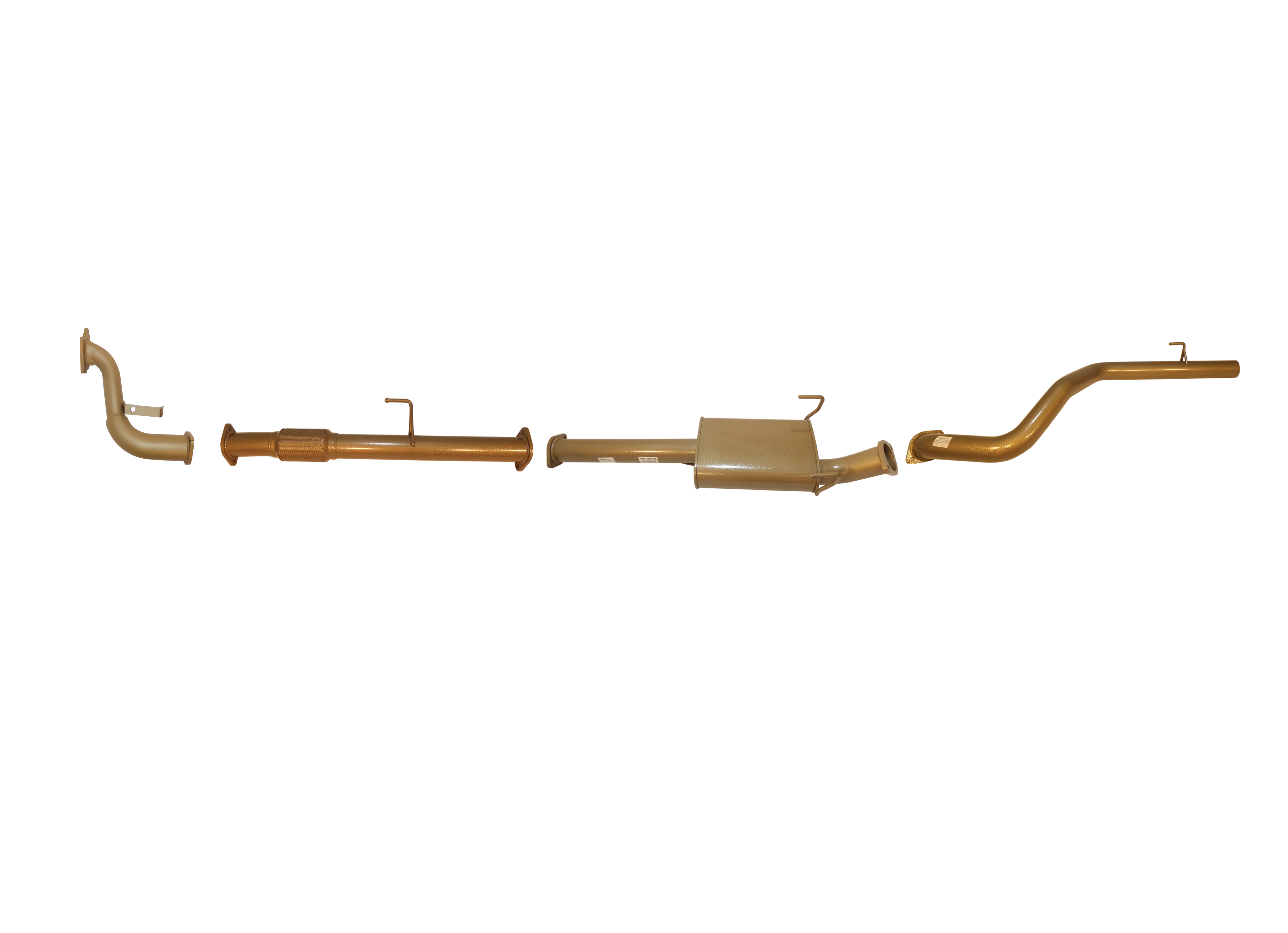 Toyota Prado (1996-2003) 95 Series 1kz-kte King Brown Performance Exhaust System