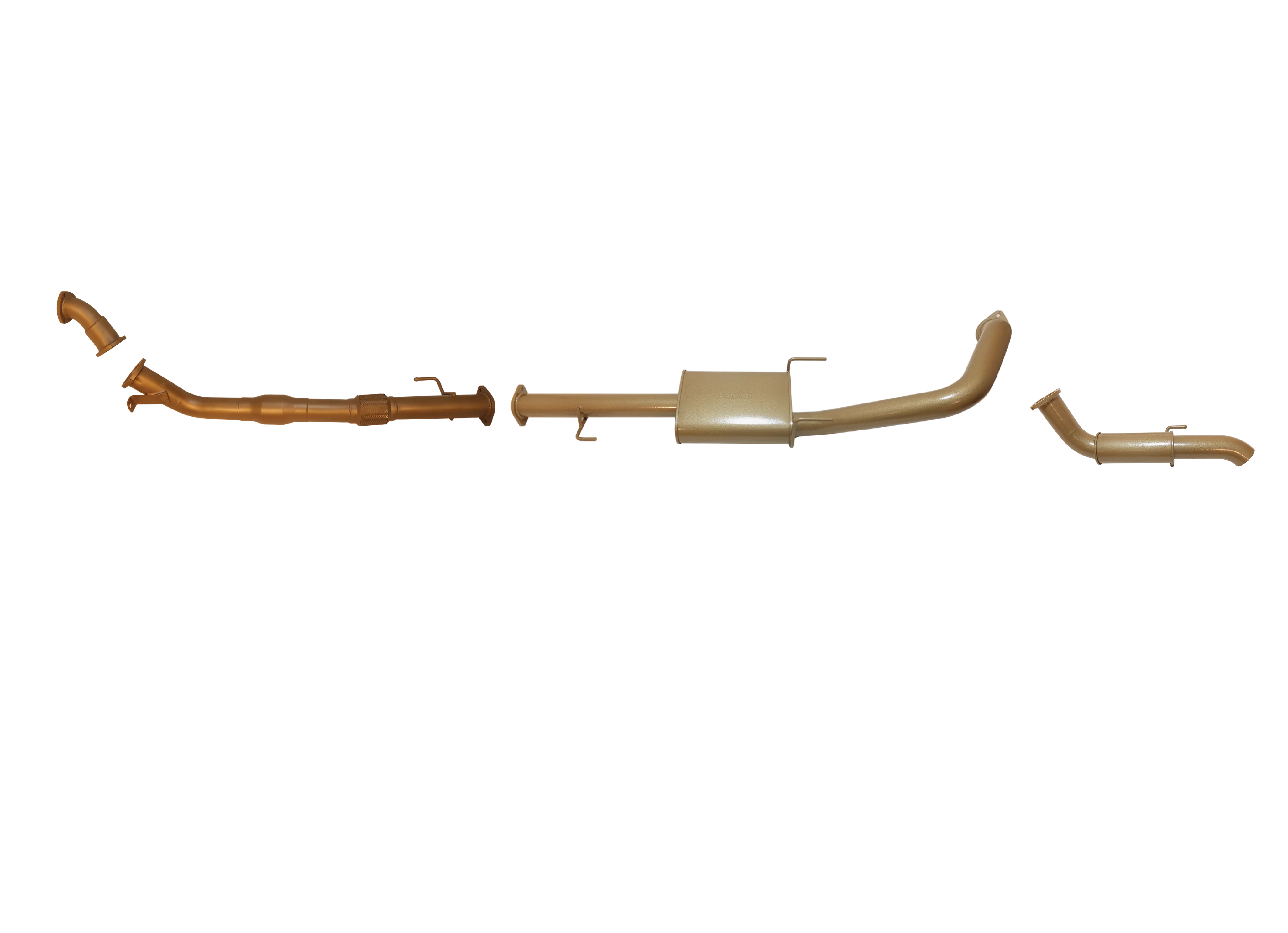 Toyota Prado (2006-2015) 120/150 Series King Brown Performance Exhaust System - Image 2