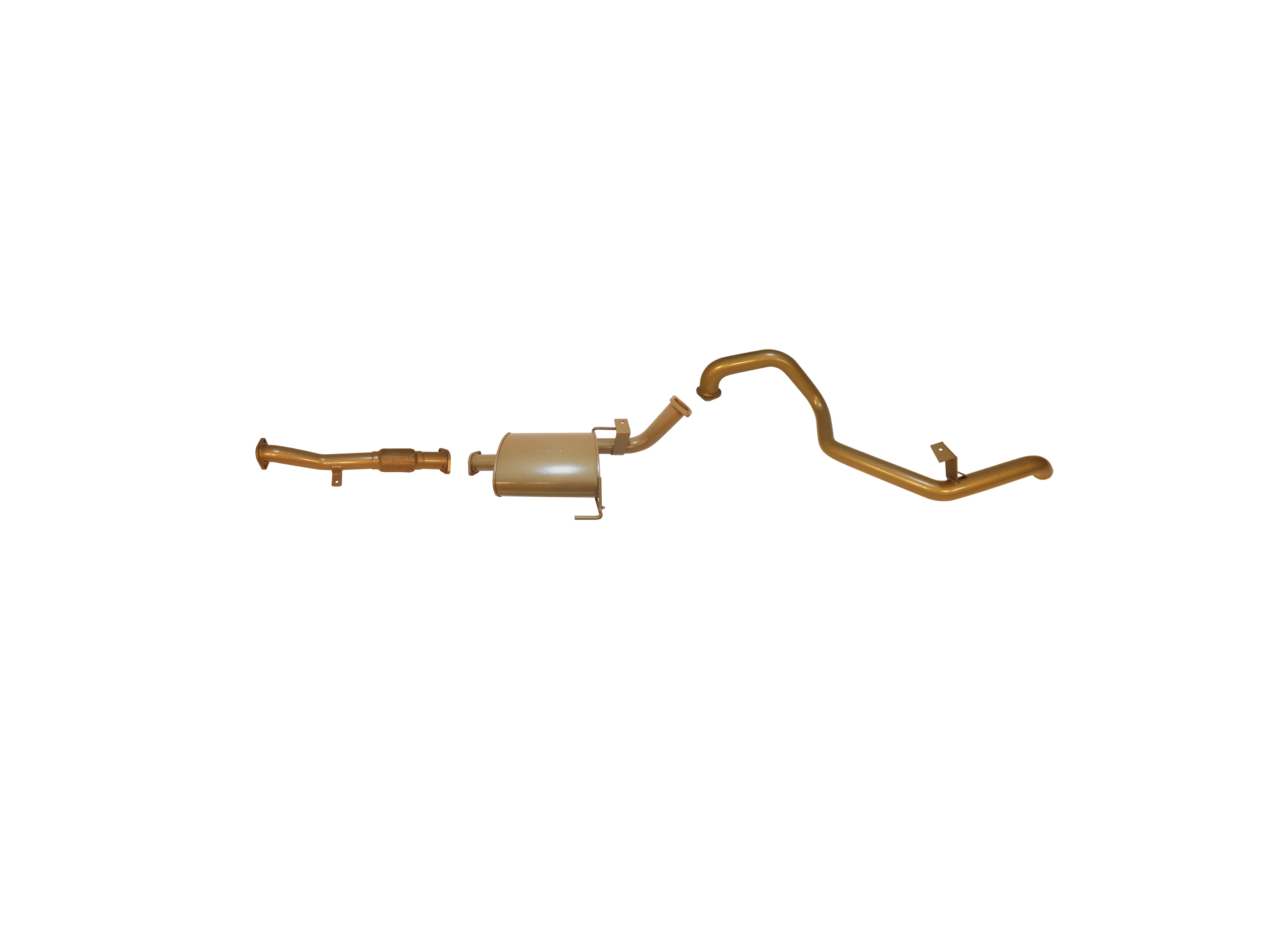 Ford Maverick (1987-1993) DA - Short Wheel Base King Brown Performance Exhaust System