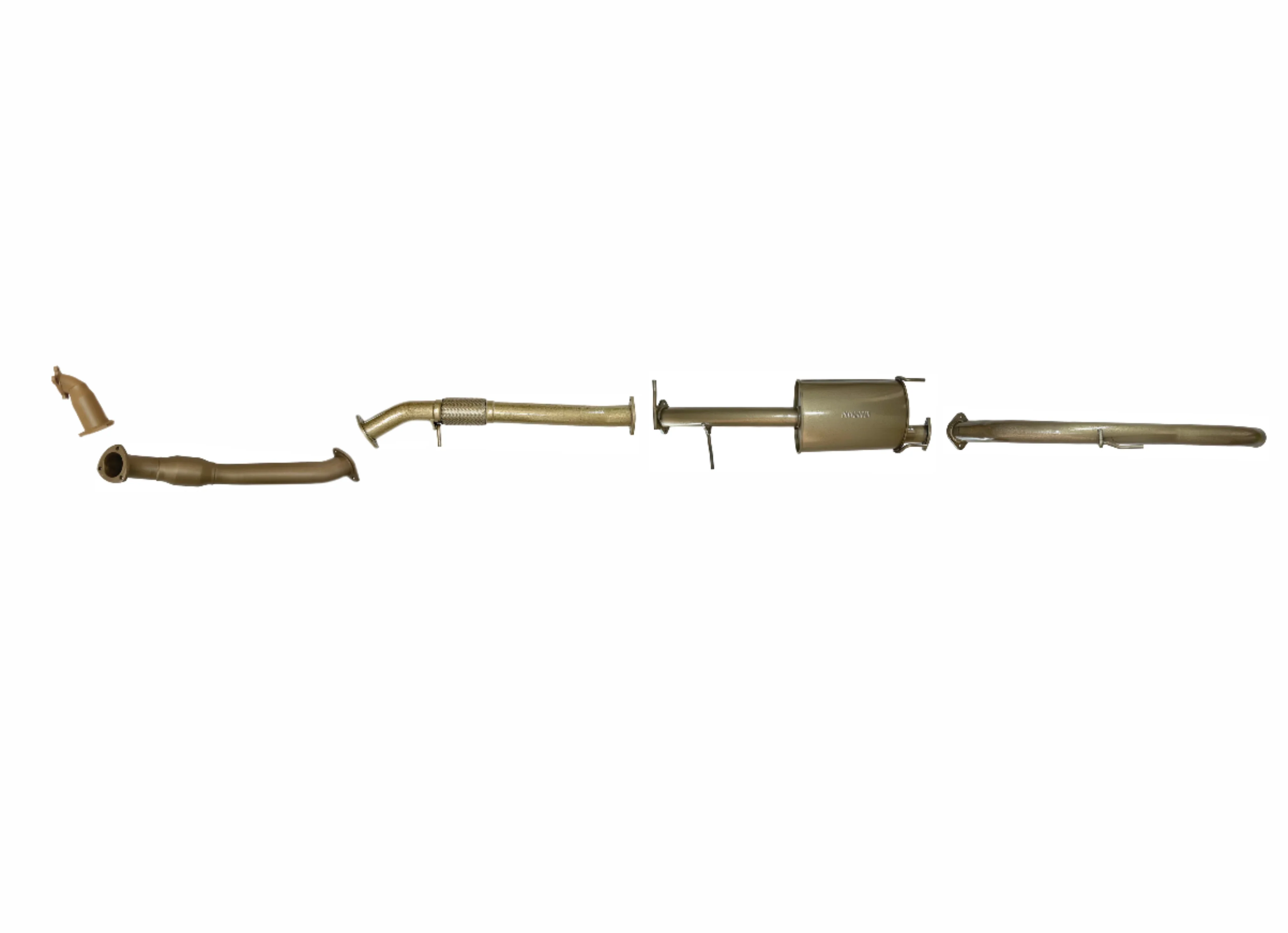 Ford Ranger (2006-2011) PJ and PK 2.5/3.0 Diesel King Brown Performance Exhaust System - Image 2