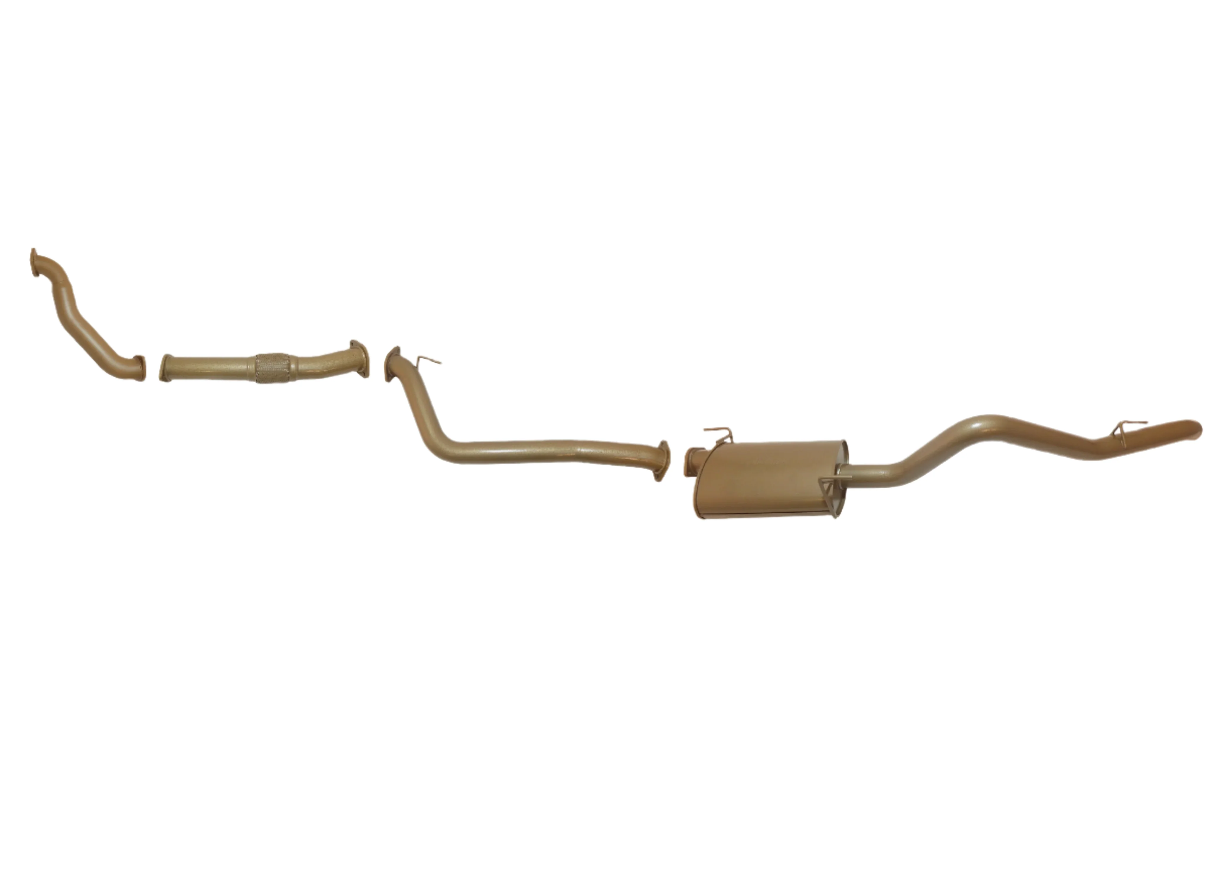 Isuzu D-MAX (2010-2012) RC King Brown Performance Exhaust System - Image 2