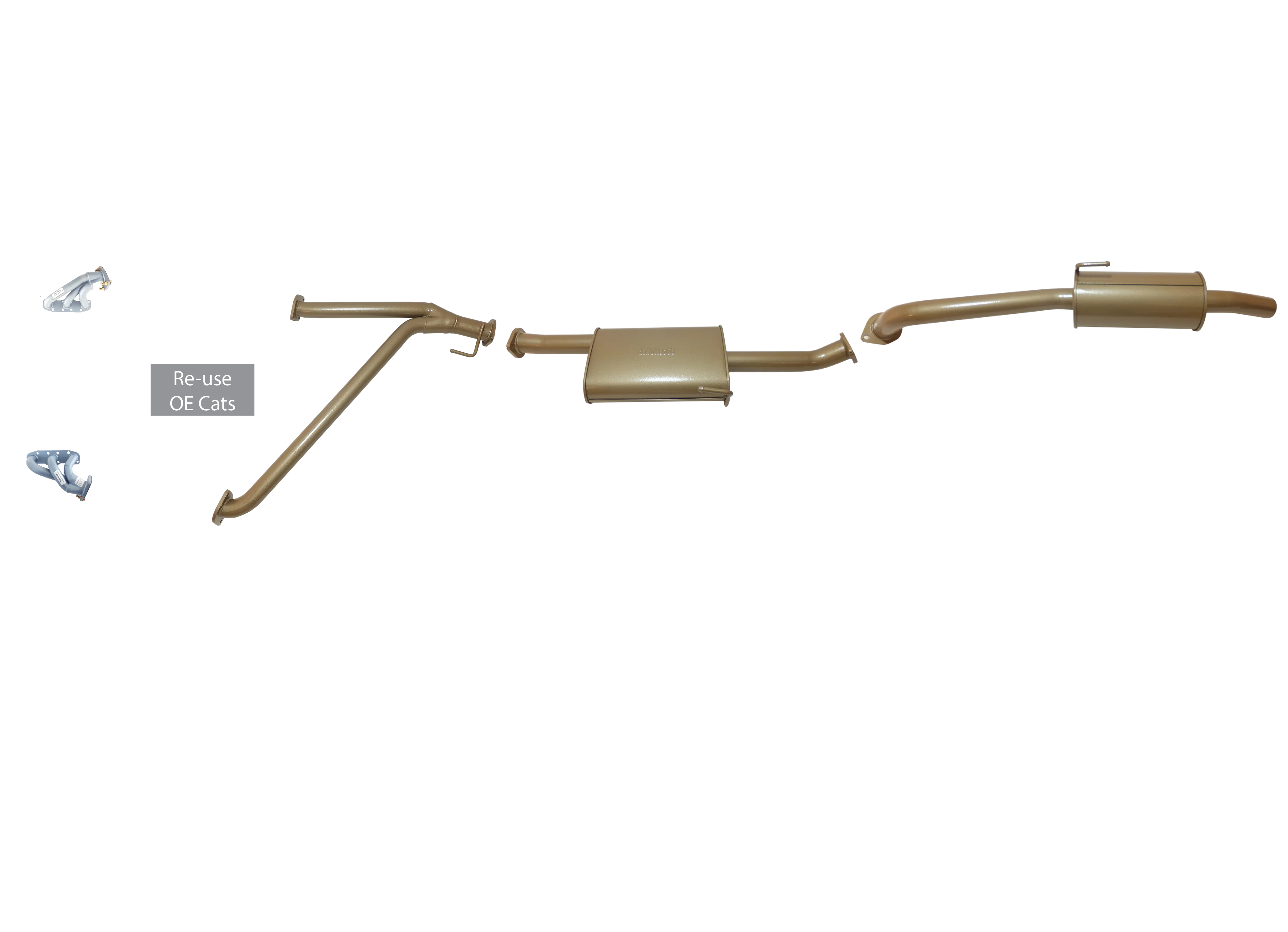 Nissan Navara (2006-2016) King Brown Performance Exhaust System - Image 2