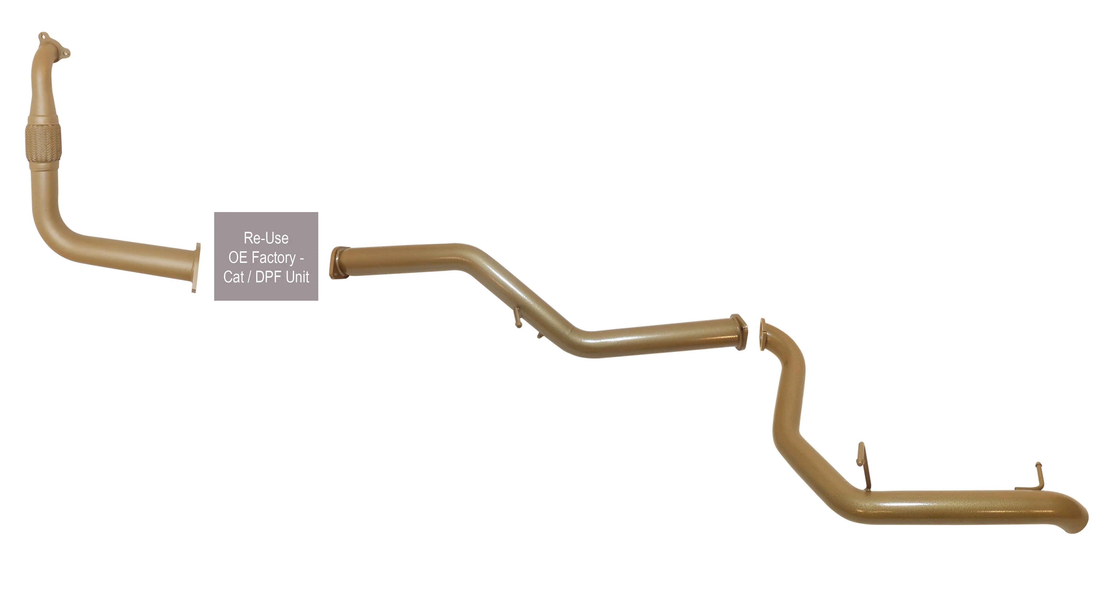 Mitsubishi Pajero (2016-2021) NX King Brown Performance Exhaust System