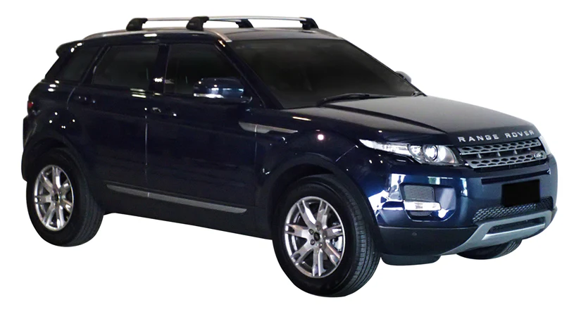 Land Rover (2011-2023) Range Rover Evoque 5 Door SUV 2011 - 2023 (Raised Rails) Aero FlushBar Yakima Roof Rack