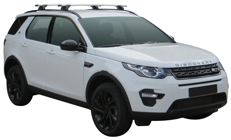 Land Rover (2014-2023) Discovery Sport 5 Door SUV 2014 - 2023 (Raised Rails) Aero ThruBar Yakima Roof Rack