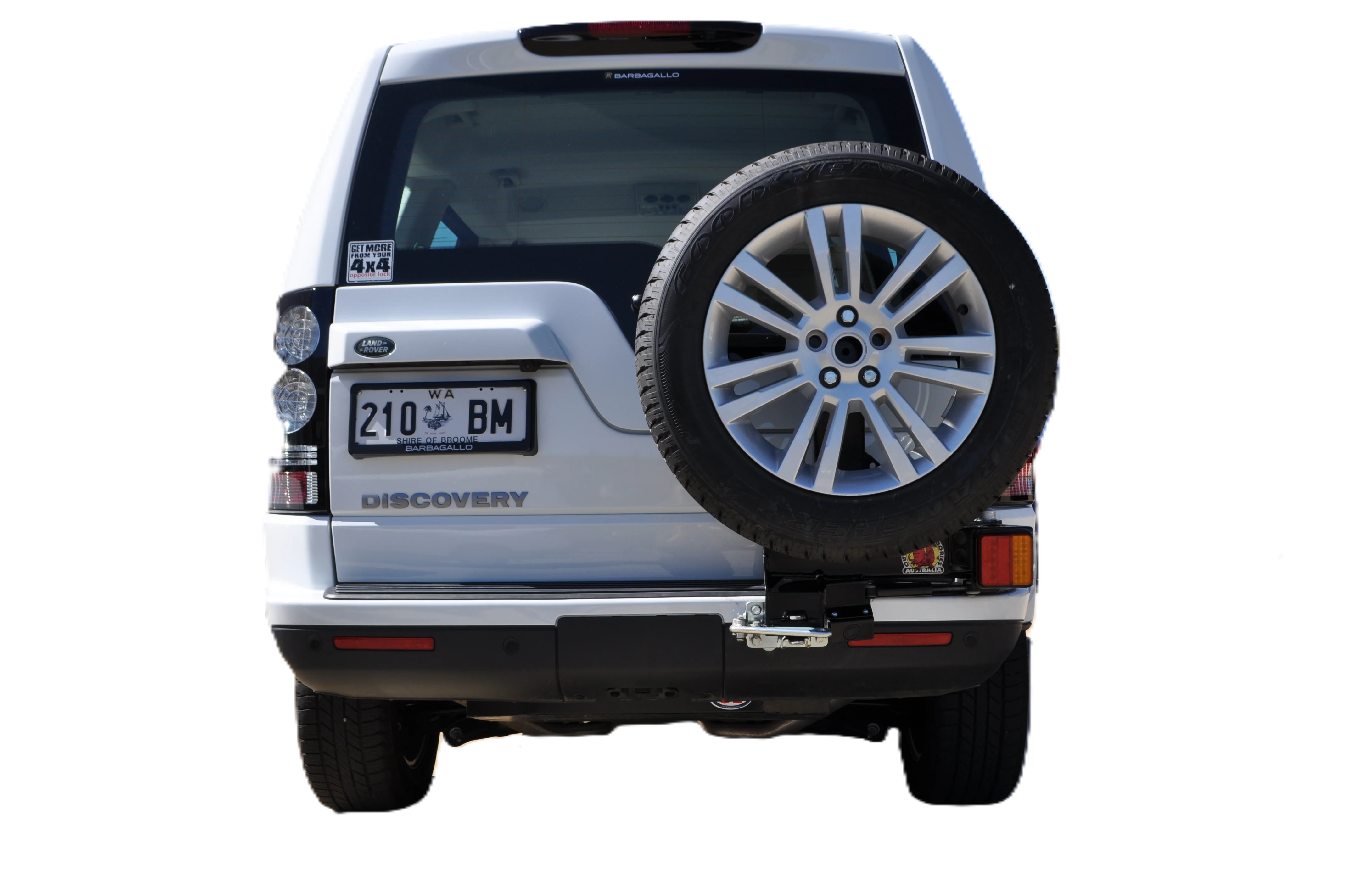 Land Rover Defender (2007-2022) RHS Outback Accessories Single Wheel Carrier - Image 2