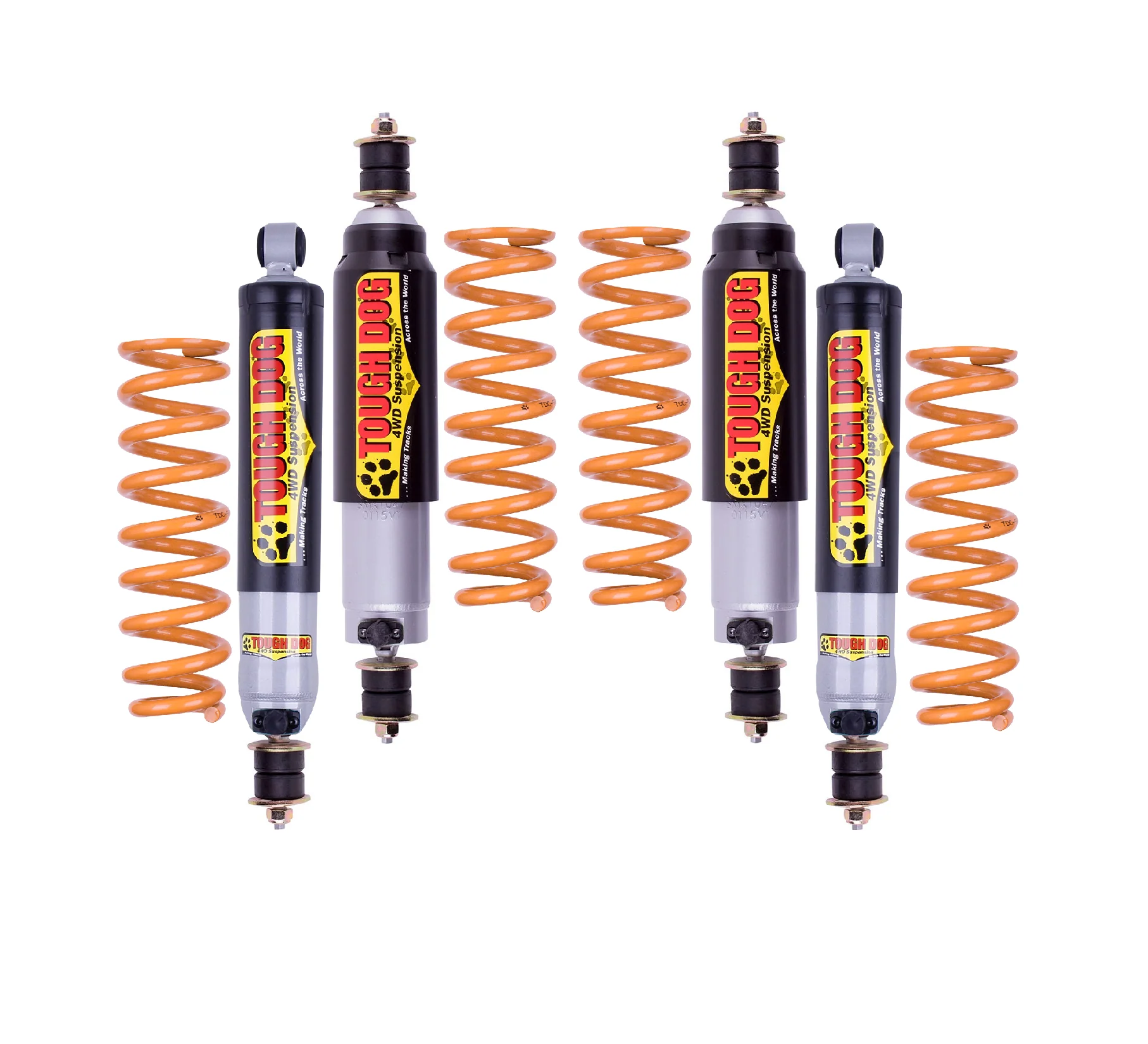Land Rover Range Rover (1972-4/1995) Non Air Suspension 6/1972-4/1995 Tough Dog 30mm Lift Kit with Tough Dog BMX Adjustable Shocks