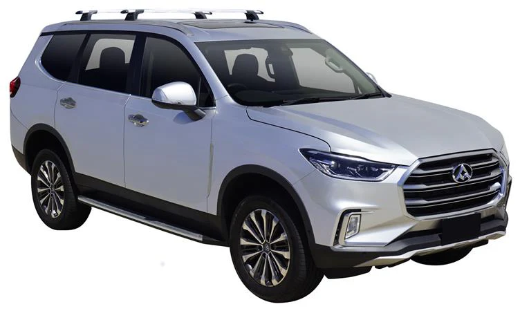 LDV D90 (2017-2023) 5 Door SUV Dec 2017 - 2023 (Flush Rails) Aero ThruBar Yakima Roof Rack