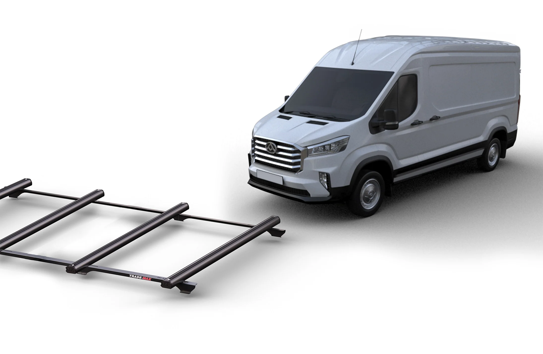 LDV Deliver 9 LWB M/Roof (2020 – Current) Trademax Crossbars x 4 Wedgetail
