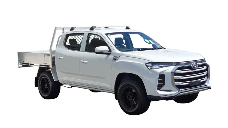 LDV T60 (2021-2023) MAX Double Cab 4 Door Ute Oct 2021 - 2023 (Naked Roof) Aero FlushBar Yakima Roof Rack