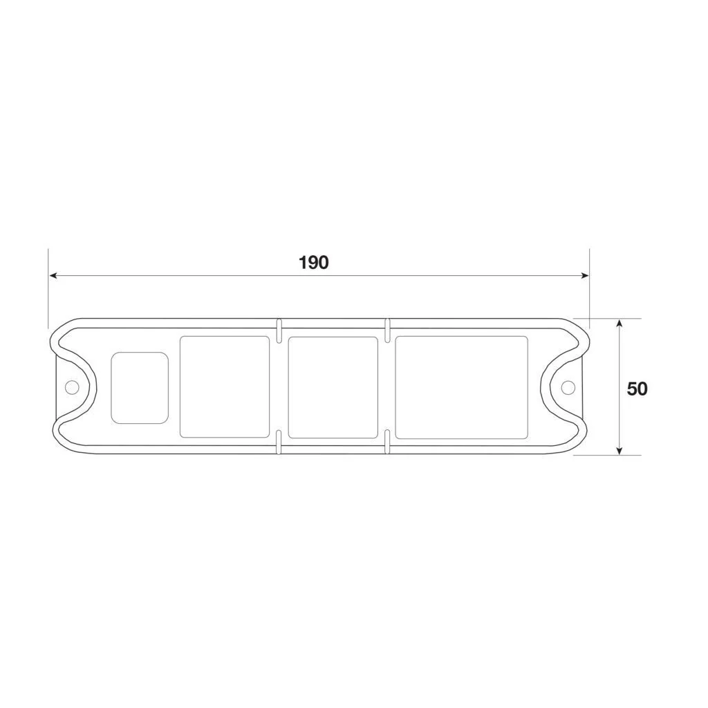 LED Stop/Tail/Ind/Rev Lamp - Pair 10-30v 300mm lead