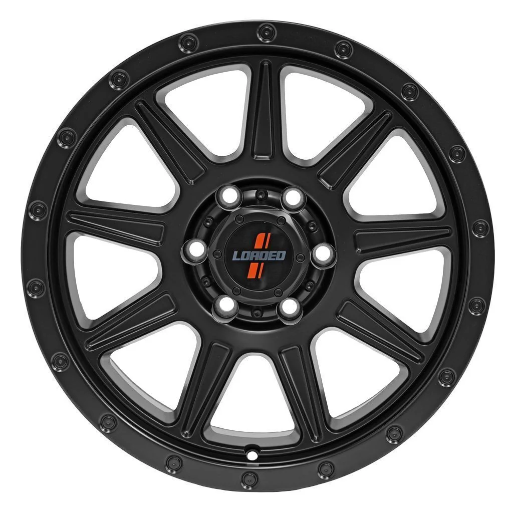 Loaded Wheels Gunbarrel Satin Black 1675Kg - 22865SB