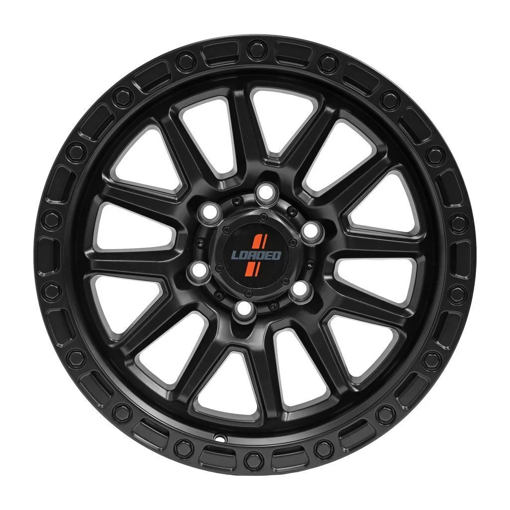 Loaded Wheels Stockton Satin Black 1675Kg - 21761SB