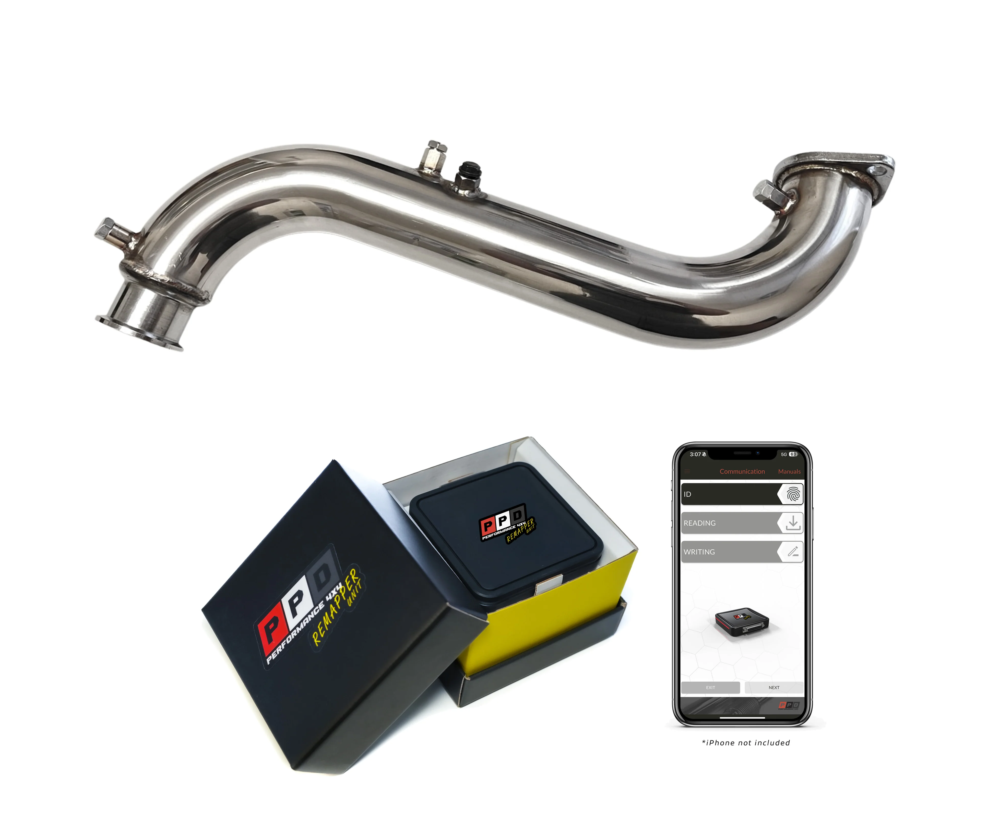 Isuzu D-MAX (2022-2025) 4JJ3 3L Turbo Diesel 3" Stainless Steel DPF Delete Pipe - Image 7