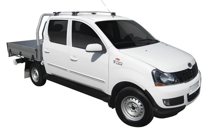 Mahindra Genio (2016-2023) 4 Door Ute 2016 - 2023 (Naked Roof) Aero ThruBar Yakima Roof Rack