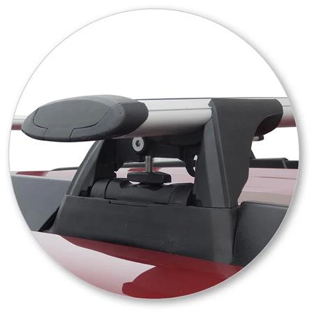 Mahindra XUV500 (2012-2016) 5 Door SUV Jun 2012 - Apr 2016 (Naked Roof) Aero ThruBar Yakima Roof Rack