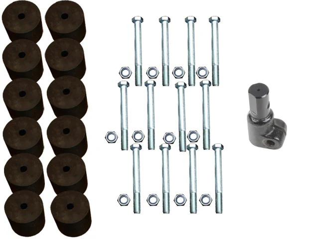 Mazda BT-50 (10/2011-06/2020) Superior Engineering Body Lift Kit 2 Inch (50mm) Lift Suitable For Mazda BT-50 Series 2 Single Cab (Diesel Manual Style Side) with Tray Lift (Kit) - BLKBT502SCDMSS