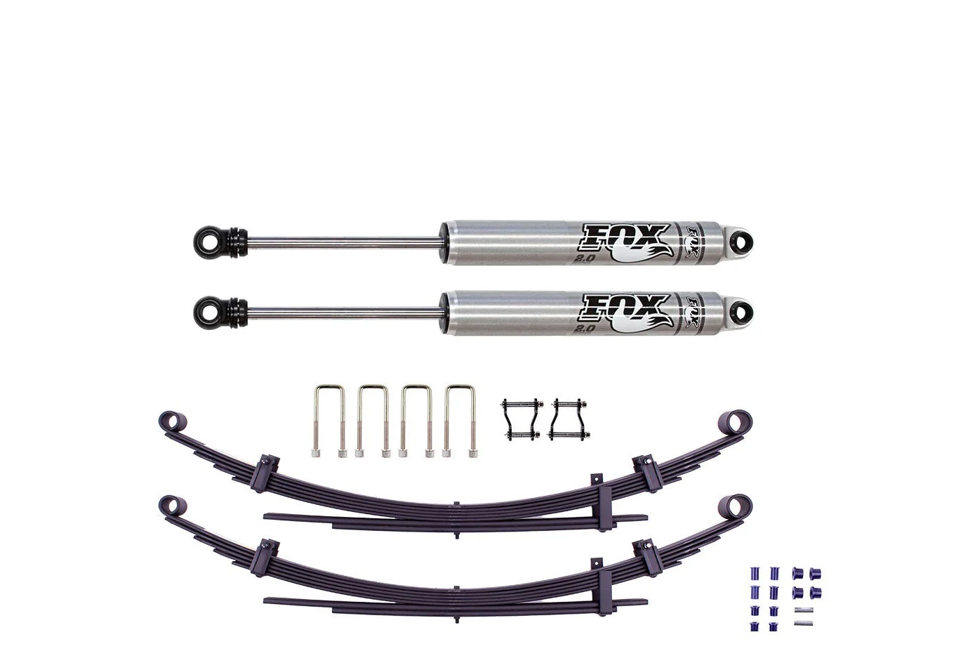 Isuzu D-MAX (2021-2025) 50mm / 75mm suspension REAR only lift kit - FOX 2.0