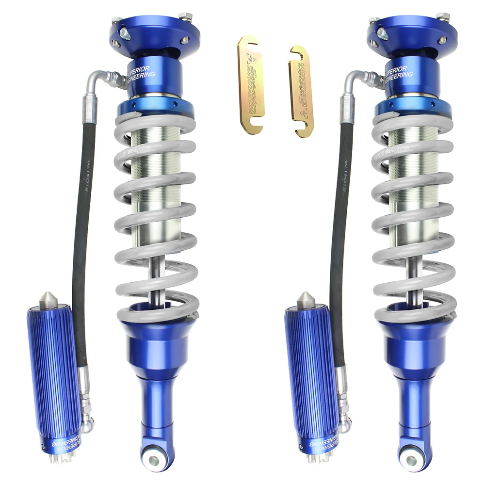 Mazda BT-50 Series 2 [10/2011 - 06/2020] Ute Diesel 3.2ltr TD Superior Adjustable 2.5 Monotube Remote Reservoir Pre-Assembled Struts Front 2-4 Inch (50-100mm) Lift Suitable for Ford Ranger PX/PXII/Mazda BT50 - 1435GA1603-00SA-XXX
