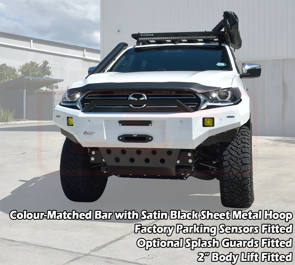 Mazda BT50 (2021-On) TF BT-50 2021-2024 Ambush Sheet Metal Hoop Bullbar - Image 3