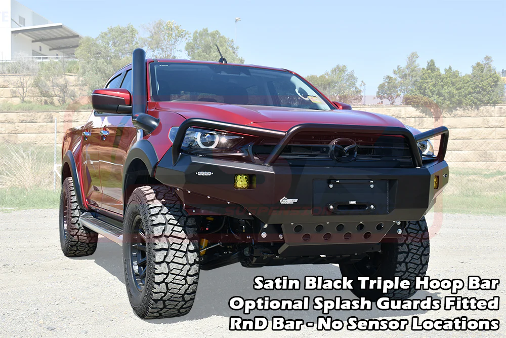 Mazda BT50 (2021-On) TF BT-50 2021-2024 Ambush Triple Hoop Bullbar - Image 5