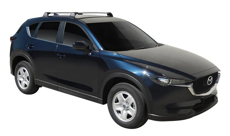 Mazda CX-5 (2017-2021) 5 Door SUV Feb 2017 - 2021 (Naked Roof) Aero FlushBar Yakima Roof Rack