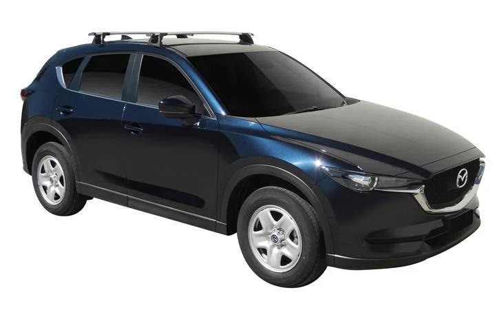 Mazda CX-5 (2022-2023) 5 Door SUV 2022 - 2023 (Naked Roof) Aero ThruBar Yakima Roof Rack