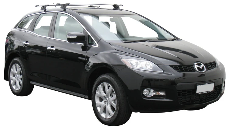 Mazda CX-7 (2006-2012) 5 Door SUV Nov 2006 - 2012 (Naked Roof) Aero ThruBar Yakima Roof Rack